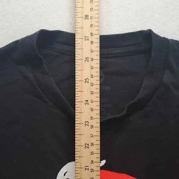 Ghostbusters T Shirt Mens Large Black Ghost Logo Movie Licensed Graphic Tee - Picture 4 of 9